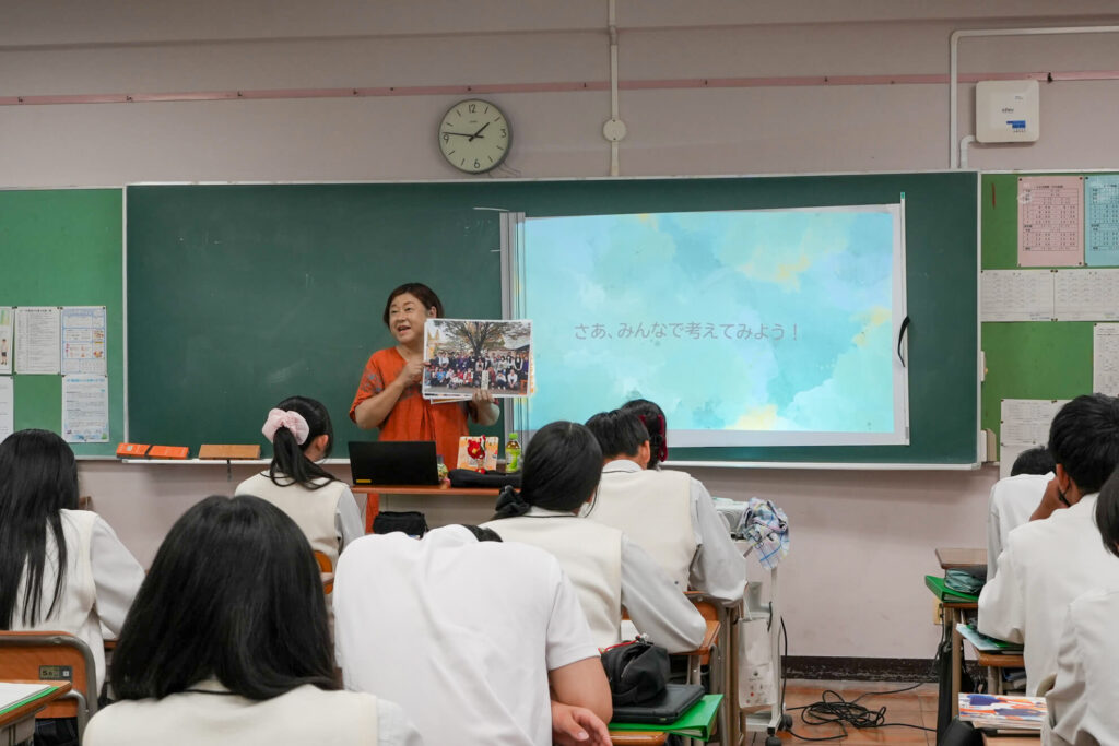 名古屋市立山田高等学校で講話をさせていただきました